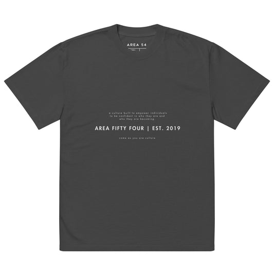 A54 Oversized Tee in Faded Black